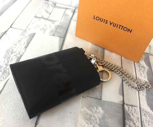 大人気★ ルイヴィトンスーパーコピー シュプリームM67711 CH.CP WALLET チェーンウォレット 三つ折り財布