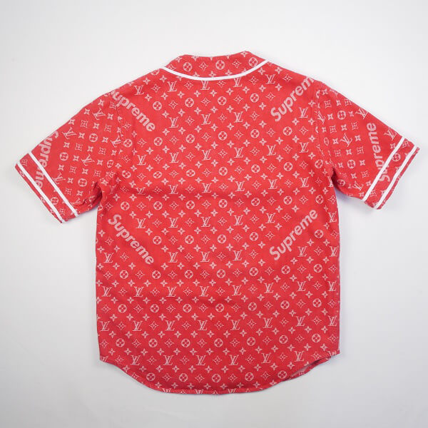 注目商品☆ 17AW POP-UP STORE Minami Aoyama限定 Jacquard Denim Baseball Jersey ベースボールシャツ