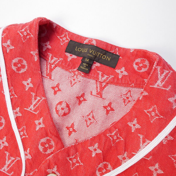 注目商品☆ 17AW POP-UP STORE Minami Aoyama限定 Jacquard Denim Baseball Jersey ベースボールシャツ