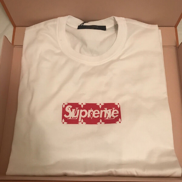 シュプリーム ルイヴィトン tシャツ 激安 偽物 17AW Box Logo Tee スーパーコピー 1A3FC6