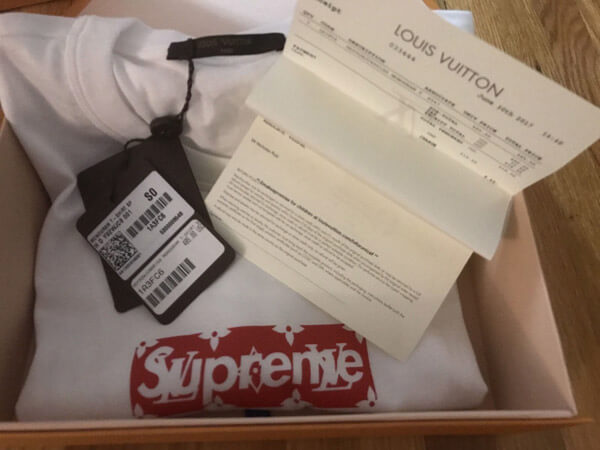 シュプリーム ルイヴィトン tシャツ 激安 偽物 17AW Box Logo Tee スーパーコピー 1A3FC6