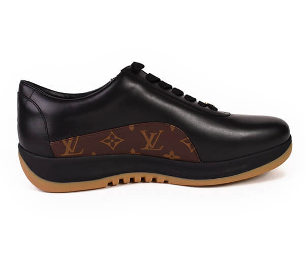 17AW × シュプリームSPORT sneakerスポーツシューズ 9 1/2 ブラック モノグラム スニーカー モノグラムルイヴィトンスーパーコピー×シュプリーム