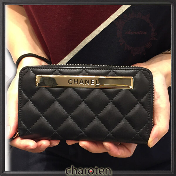 2017新作 シャネルスーパーコピー スマホ入る TrendyCCミニジップ W