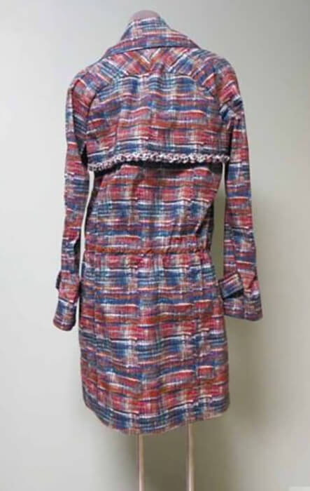 シャネル★シャネルコピー★素敵!Tweed Print 4Pocket Trench Coat