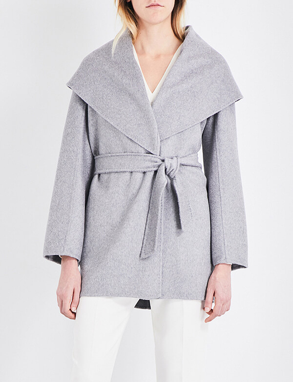 Max Mara スーパーコピー PAGLIEカシミヤラップコート カシミアのコート