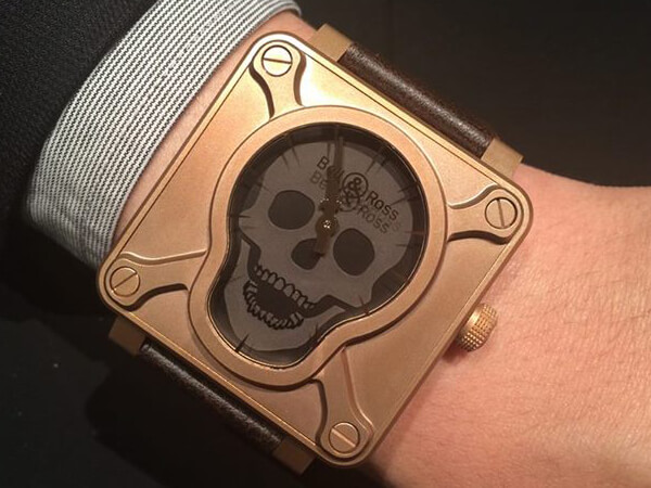 ベル&ロスBELL&ROSS BR01 スカル ブロンズ リミテッド BR0192-SKULL-BR