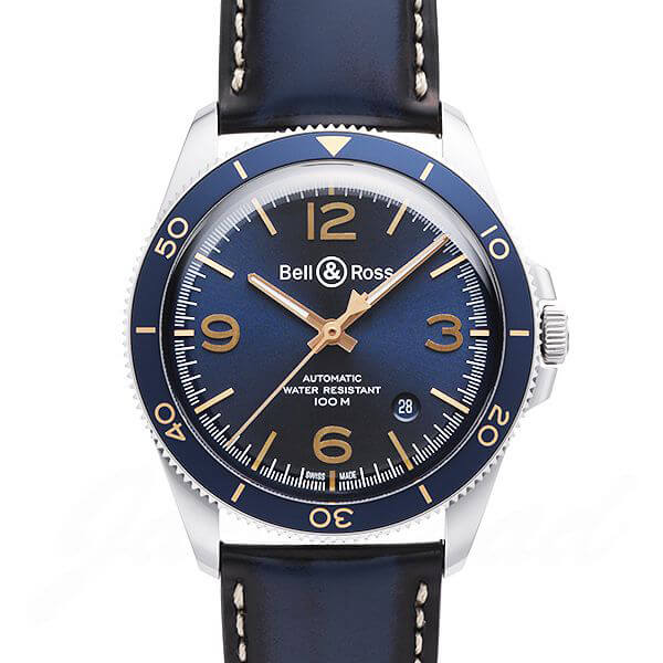 ベル＆ロス BELL&ROSS BRV2-92 アエロナバル BRV292-BU-G-ST/SCA