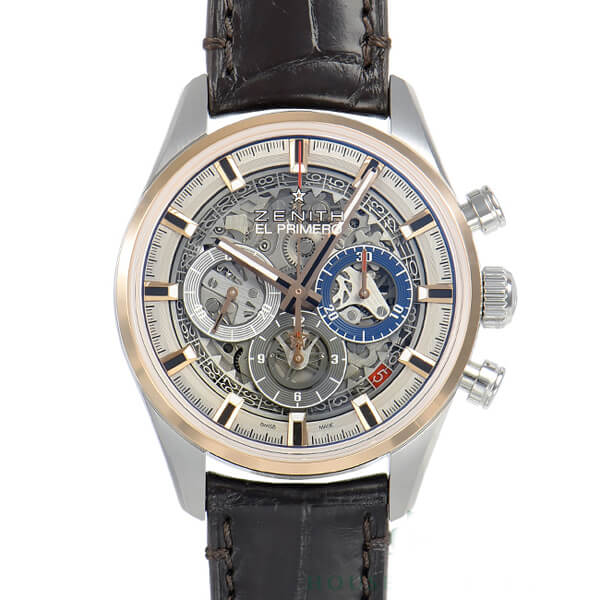 ゼニス クロノマスターフルオープン 38mm 51.2151.400/78.C810