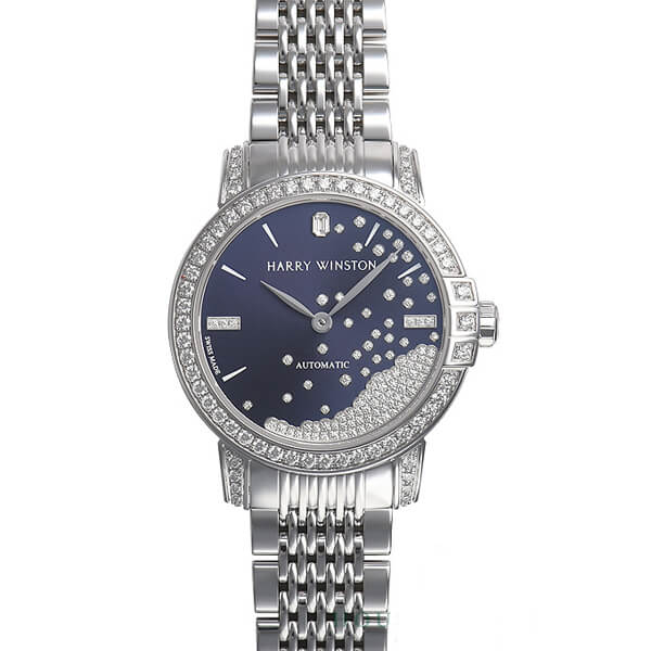 ハリー・ウィンストン ミッドナイト ダイヤモンド ドロップ オートマティック 29mm MIDAHM29WW004