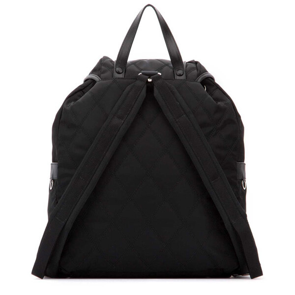 PRADA リュック ファブリック&ファー バックパック 1BZ016V0PI2BL9