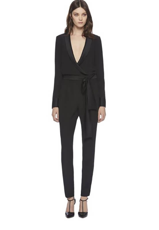 グッチ★2017新作大人気グッチスーパーコピー★素敵!Black Silk Crepe De Chine Jumpsuit