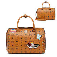 MCM ボストンバッグ 2018 エッセンシャルビクトリーバッチ MWB8SSE89CO