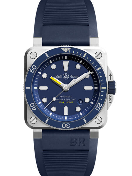 2018 ベル&ロス新作 BR 03-92 DIVER BLUE BR0392-D-BU-ST/SRB