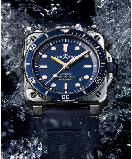 2018 ベル&ロス新作 BR 03-92 DIVER BLUE BR0392-D-BU-ST/SRB