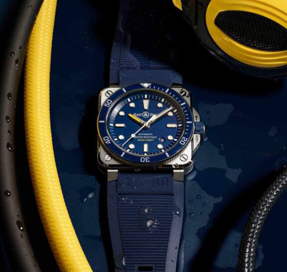 2018 ベル&ロス新作 BR 03-92 DIVER BLUE BR0392-D-BU-ST/SRB