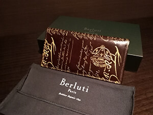 関税込◆限定ゴールドパティーヌ希少品!! ベルルッティSEQUOIA