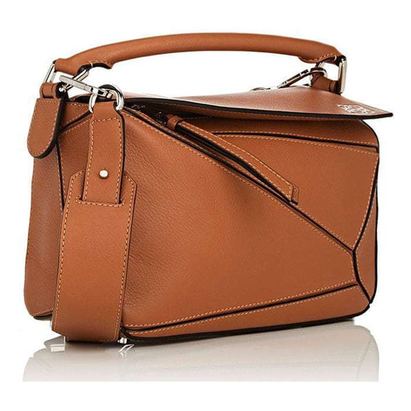 新作!ロエベ PUZZLE BAG スモールサイズ タン ショルダーバッグ ポシェット 322.30.S21