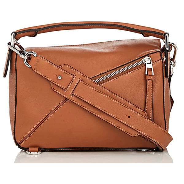 新作!ロエベ PUZZLE BAG スモールサイズ タン ショルダーバッグ ポシェット 322.30.S21