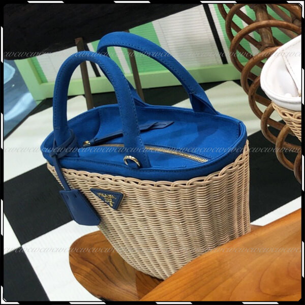 限定希少 PRADA プラダ 可愛すぎ!カラフルかごバッグ 偽物3色 1BG172