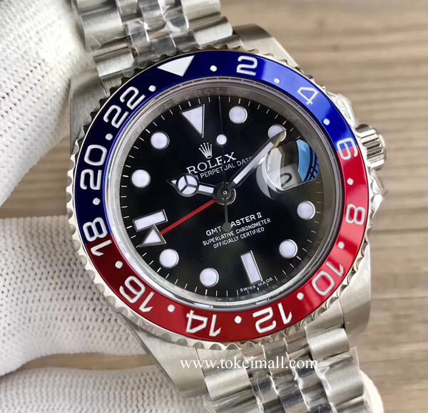 高品質◆ロレックス N級品 GMT マスターII メンズ腕時計 126710BLRO
