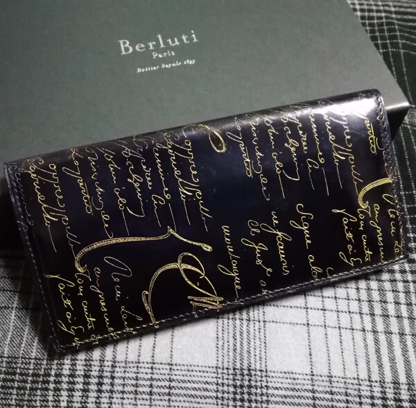 限定ゴールドパティーヌ希少品!! ベルルッティ SANTAL