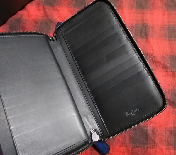 両面ダブルスタンプ希少品◆限定シルバー ベルルッティ TALI