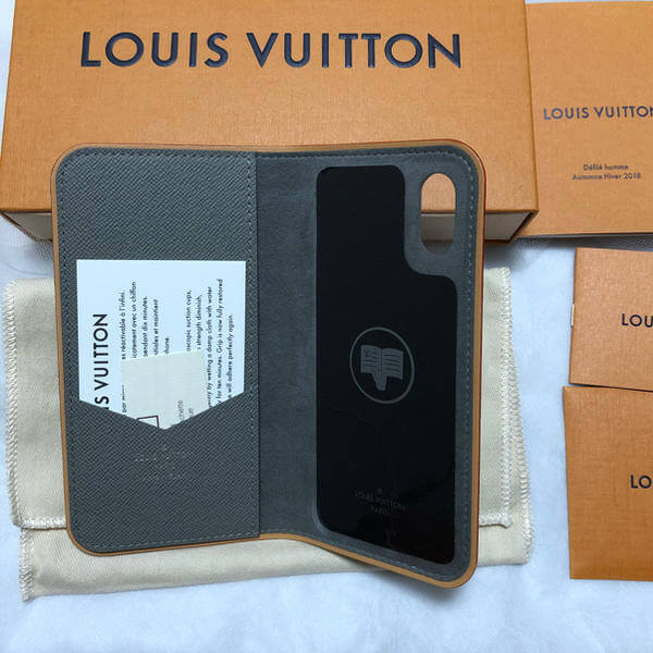 18FW ルイヴィトン 携帯ケース IPHONE X 10 フォリオM63241