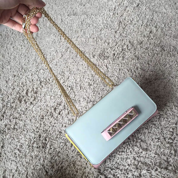 2018AW ヴァレンティノ ヴァレンティノスーパーコピーヴァレンティノ leather cross-body bag クロスボディバッグ ショルダーバッグ チェーンバッグ W0BQ763VHE