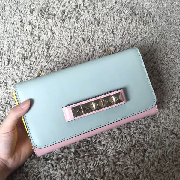 2018AW ヴァレンティノ ヴァレンティノスーパーコピーヴァレンティノ leather cross-body bag クロスボディバッグ ショルダーバッグ チェーンバッグ W0BQ763VHE