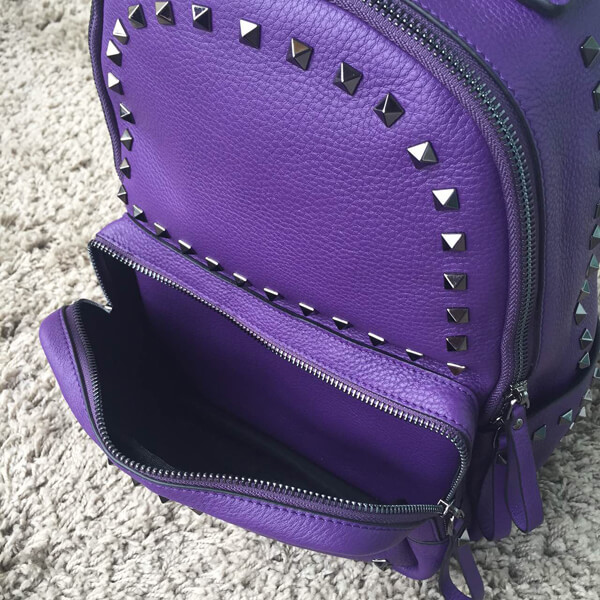 18SS ヴァレンティノ ヴァレンティノスーパーコピー バックパック 大 Purple!
