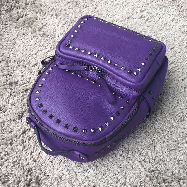 18SS ヴァレンティノ ヴァレンティノスーパーコピー バックパック 大 Purple!