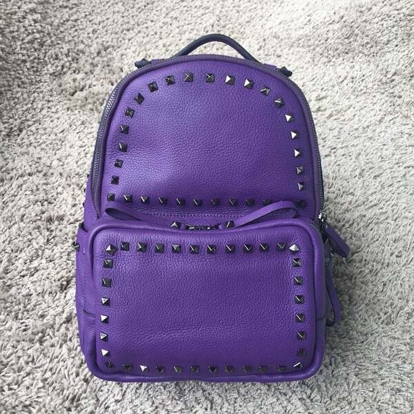 18SS ヴァレンティノ ヴァレンティノスーパーコピー バックパック 大 Purple!