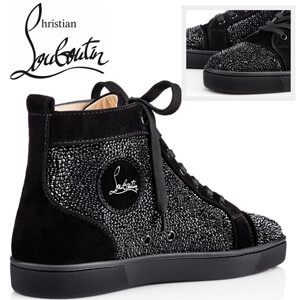 素晴らしい Christian Louboutin ルブタンスーパーコピー スワロフスキー☆ルブタン Strass スニーカー