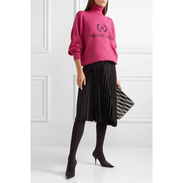 バレンシアガ★AW18/19★ウール&カシミヤ タートルネックセーター 偽物