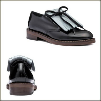 フリンジ MARNI(マルニコピー)18-19AW!!★レースアップシューズ