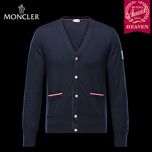 TOPセラー賞受賞!16/17秋冬┃MONCLER★CARDIGAN┃ダークブルー