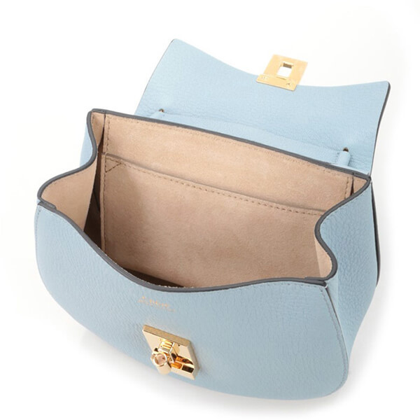 18-19新作 クロエバッグスーパーコピー CHLOE DREW BAG スモールサイズ ライトブルー*3S1032944BIW*