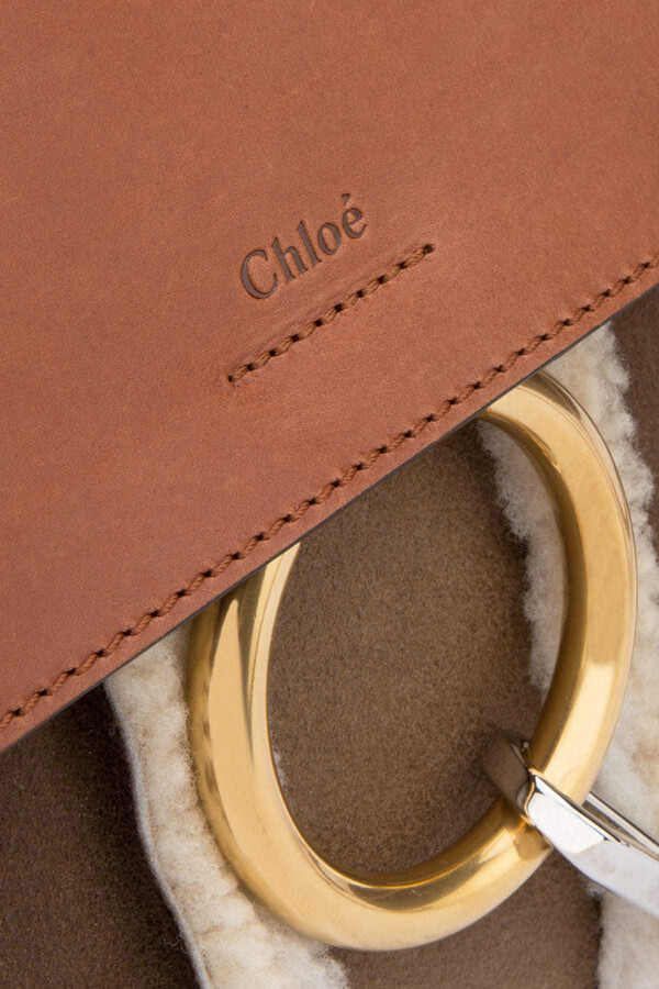 18-19AW ★クロエバッグスーパーコピー CHLOE★ショルダーバッグ Faye(ブラウン)