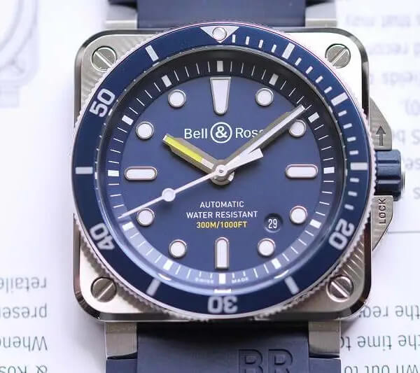 ベル&ロス BR03-92-D-BU-ST/SRB BR03-92 DIVER BLUE