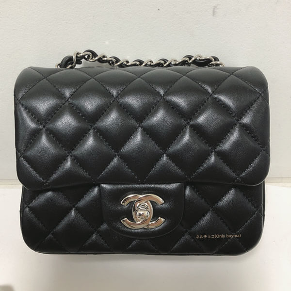 《超希少♪早い者勝ち♡》シャネルスーパーコピー ベビーマトラッセフラップバッグ ブラック シルバー金具ベビマト黒