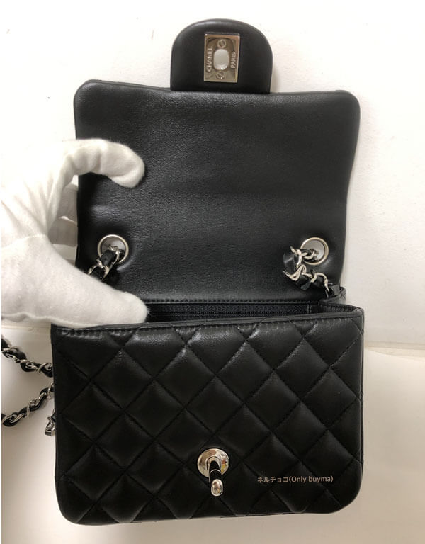 《超希少♪早い者勝ち♡》シャネルスーパーコピー ベビーマトラッセフラップバッグ ブラック シルバー金具ベビマト黒