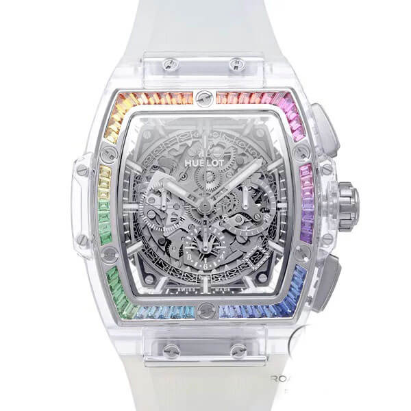 注目度抜群!ウブロ HUBLOT スピリット オブ ビッグバン サファイア レインボー リミテッド 641.JX.0120.RT.4099【スーパーコピー】