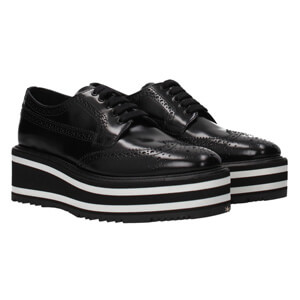 2018-19新作素敵*PRADA プラダスーパーコピー*レースアップ ブローグシューズ