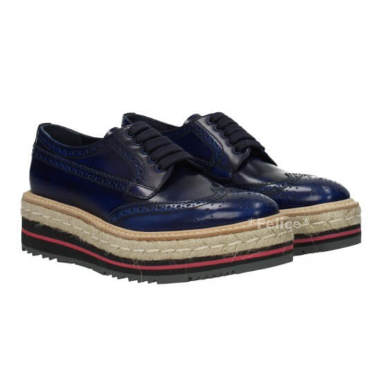 2018-19新作素敵*PRADA プラダスーパーコピー*レースアップ ダービー シューズ