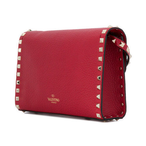 ヴァレンティノヴァレンティノ Rockstud スモールショルダー レッド