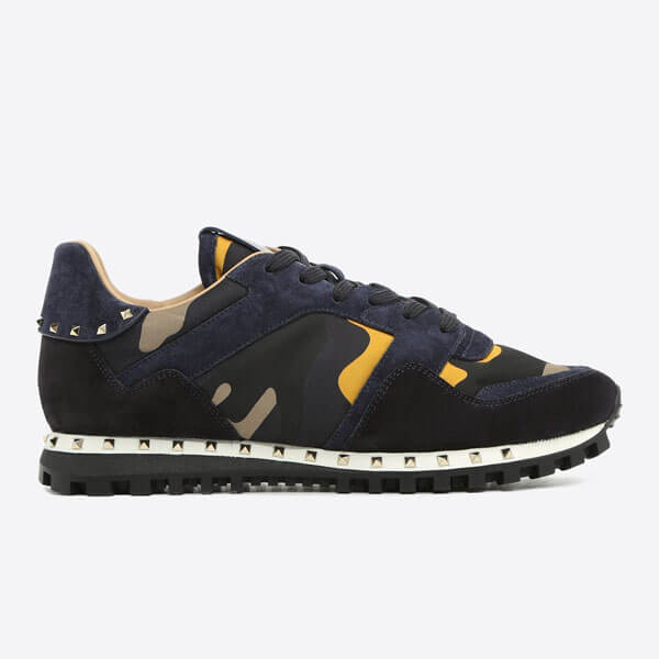 ヴァレンティノヴァレンティノ ロックスタッズ カモフラージュ スニーカー 18SS PY2S0952NYM0OS