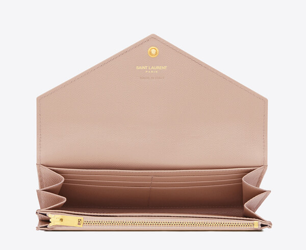サンローラン スーパーコピー モノグラム フラップウォレットPink 372264BOW016920