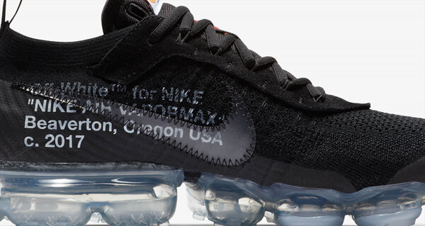安心の返品対応可!OFF-WHITE × ナイキ スーパーコピー Air Vapor Max Black ヴェイパーマックス