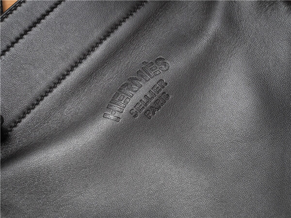 19SS エルメス*アリーヌオールレザーポシェット/ブラック エルメス Aline Swift Mini H076236CKAF