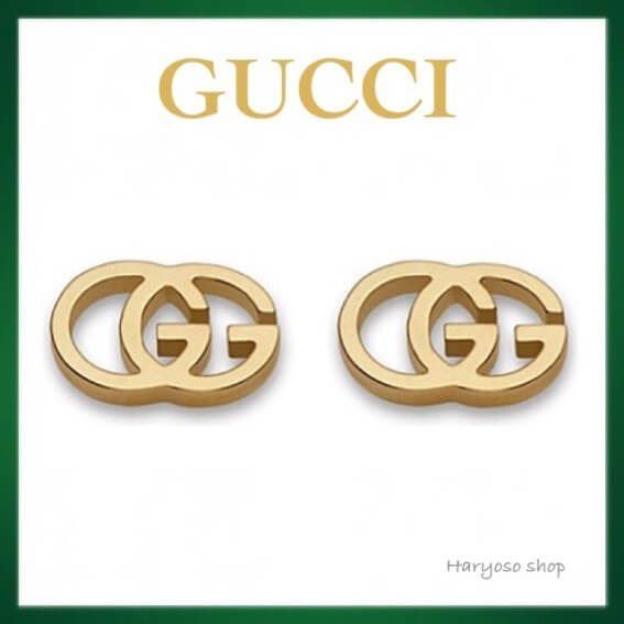 2019新作大人気★グッチスーパーコピー★18kイエローゴールド GGスタッズピアス